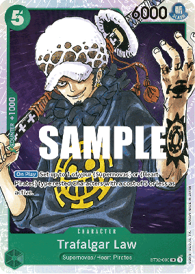 Carte One Piece Trafalgar Law ST02-009 SR