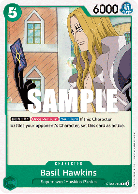 Carte One Piece Basil Hawkins ST02-010 C