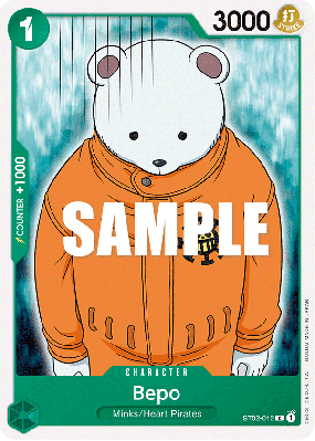Carte One Piece Bepo ST02-012 C