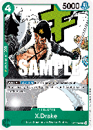 Carte One Piece X. Drake ST02-014 C