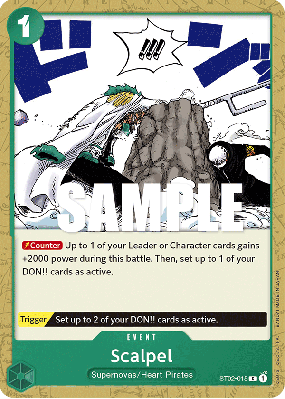 Carte One Piece Scalpel ST02-015 C