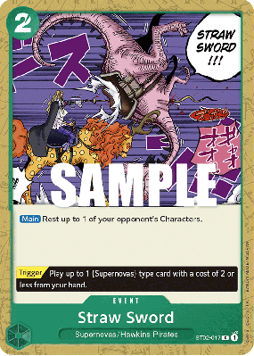 Carte One Piece Straw Sword ST02-017 C