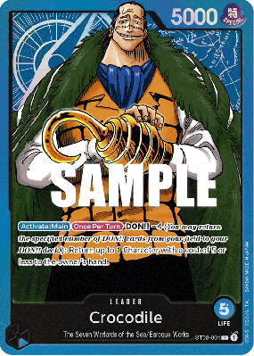 Carte One Piece Crocodile ST03-001 L