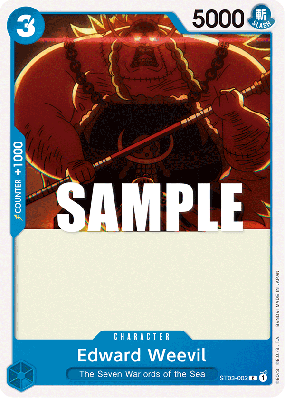 Carte One Piece Edward Weevil ST03-002 C