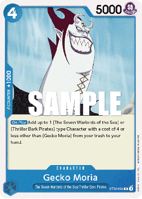 Carte One Piece Gecko Moria ST03-004 C