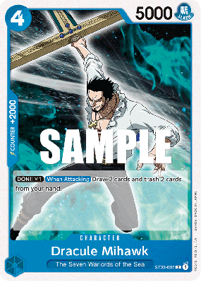 Carte One Piece Dracule Mihawk ST03-005 C