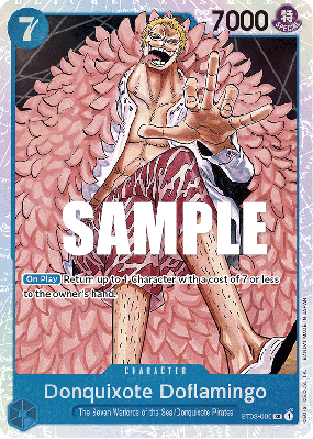 Carte One Piece Donquixote Doflamingo ST03-009 SR