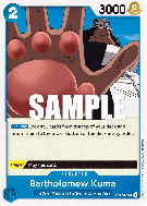 Carte One Piece Bartholomew Kuma ST03-010 C