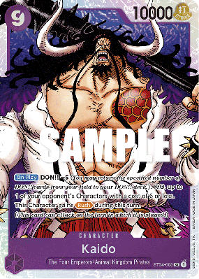 Carte One Piece Kaido ST04-003 SR
