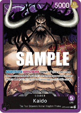 Carte One Piece Kaido ST04-001 L