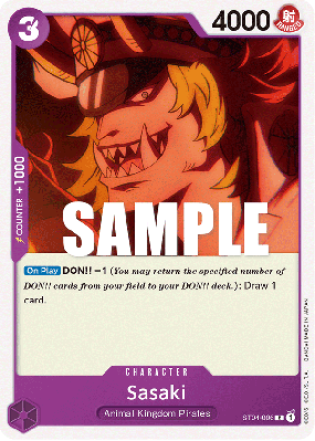 Carte One Piece Sasaki ST04-006 C