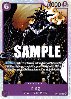 Carte One Piece King ST04-004 SR