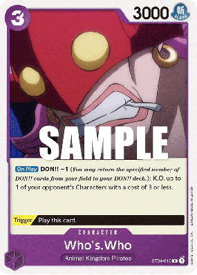 Carte One Piece Who's Who ST04-010 C