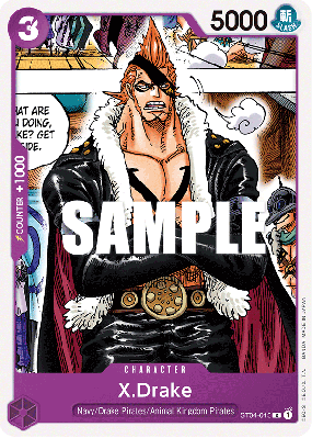 Carte One Piece X. Drake ST04-013 C