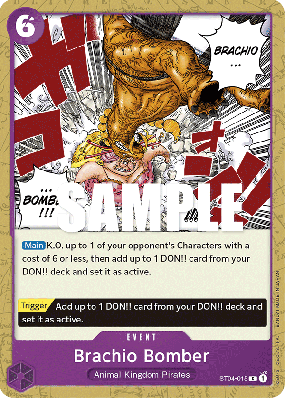 Carte One Piece Brachio Bomber ST04-015 C