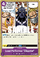 Carte One Piece Lead Performer "Disaster" ST04-014 C