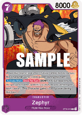 Carte One Piece Zephyr ST05-010 C