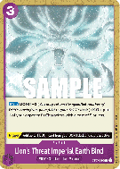Carte One Piece Lion's Threat Imperial Earth Bind ST05-016 C