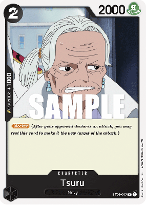 Carte One Piece Tsuru ST06-007 C