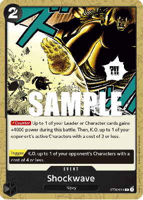 Carte One Piece Shockwave ST06-014 C
