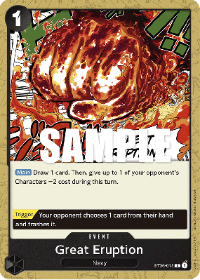 Carte One Piece Great Eruption ST06-015 C