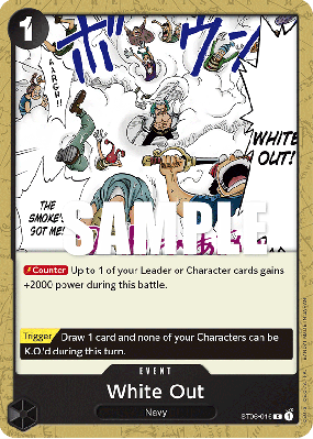 Carte One Piece White Out ST06-016 C