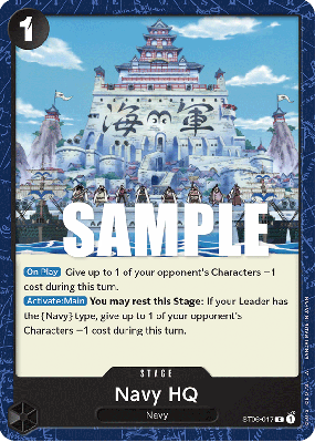 Carte One Piece Navy HQ ST06-017 C