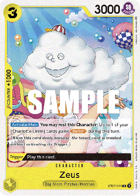 Carte One Piece Zeus ST07-011 C
