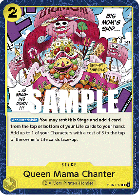 Carte One Piece Queen Mama Chanter ST07-017 C