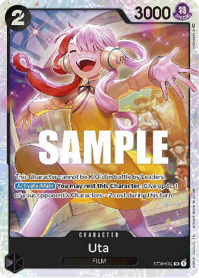 Carte One Piece Uta ST08-002 SR
