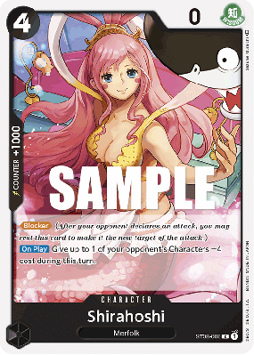 Carte One Piece Shirahoshi ST08-006 C