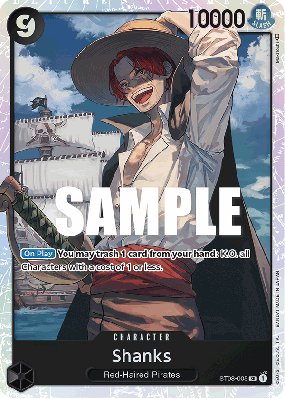 Carte One Piece Shanks ST08-005 SR