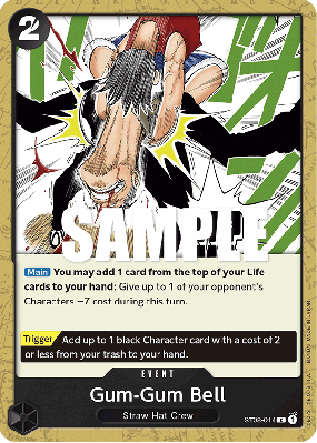 Carte One Piece Gum-Gum Bell ST08-014 C