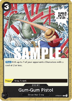 Carte One Piece Gum-Gum Pistol ST08-015 C
