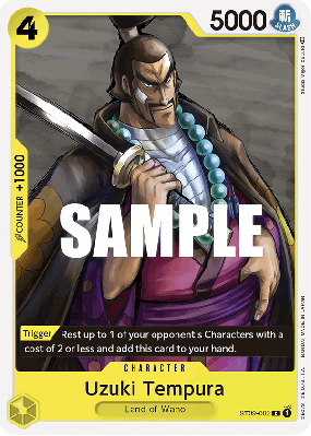 Carte One Piece Uzuki Tempura ST09-002 C