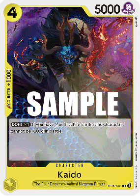 Carte One Piece Kaido ST09-004 C