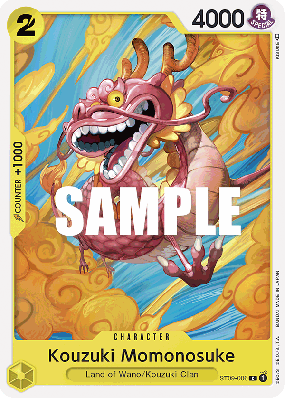 Carte One Piece Kouzuki Momonosuke ST09-006 C