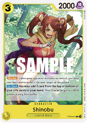 Carte One Piece Shinobu ST09-007 C