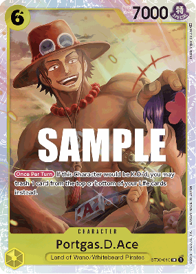 Carte One Piece Portgas D. Ace ST09-010 SR