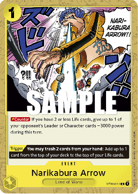 Carte One Piece Narikabura Arrow ST09-014 C