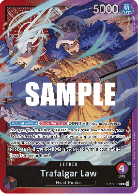 Carte One Piece Trafalgar Law ST10-001 L