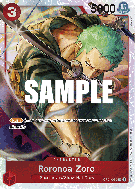Carte One Piece Roronoa Zoro OP01-025 SR ST10