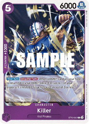 Carte One Piece Killer ST10-007 C