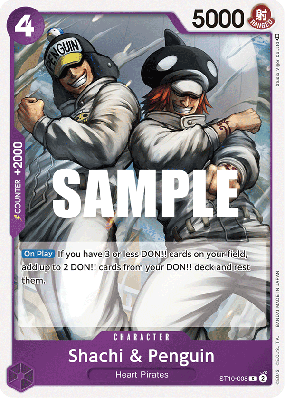 Carte One Piece Shachi & Penguin ST10-008 C