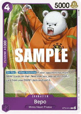 Carte One Piece Bepo ST10-012 C