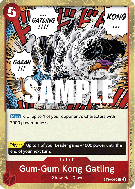Carte One Piece Gum-Gum Kong Gatling ST10-016 C