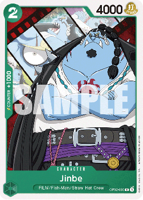 Carte One Piece Jinbe OP02-033 C ST11