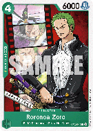 Carte One Piece Roronoa Zoro OP02-043 C ST11