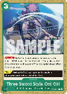 Carte One Piece Three Sword Style Oni Giri OP02-045 C ST11