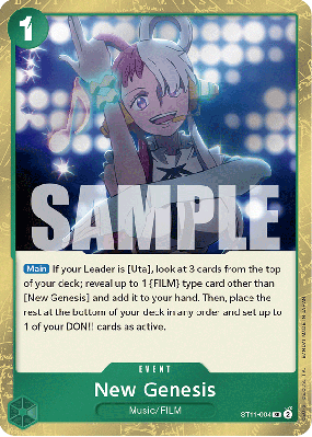 Carte One Piece New Genesis ST11-004 SR